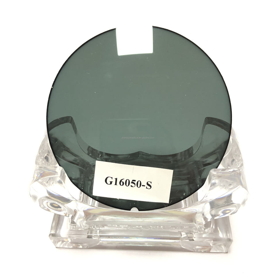 1.499 Cr39 Hc Green Brown Polarized Sunglasses Optical Eyeglass Lens