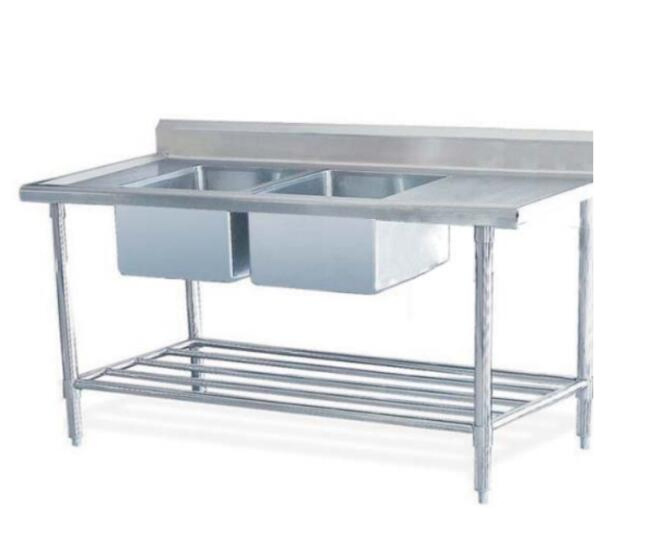 201/304 Stainless Steel Sink Table for Kitchen Carrying Ysa-1-1300L