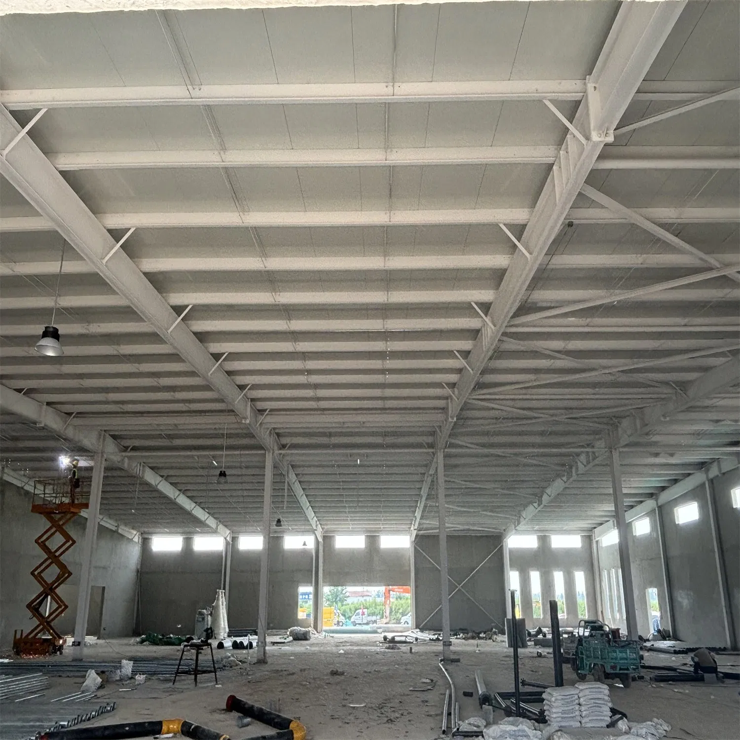 Factory Fabrication Price High Rise Prefabricated Steel Structure Construction for Peb Metallic Warehouse Workshop Hangar Shed Building for Garage/Hangar