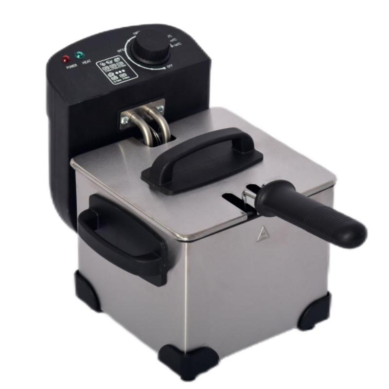 2liters High Quality Single Stainless-Steel Basket Electric Deep Fryer for Home