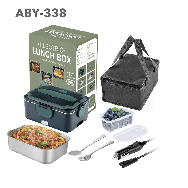 1.8L Electric Lunch Box Food Warmer Kitchenware Set for Car Home