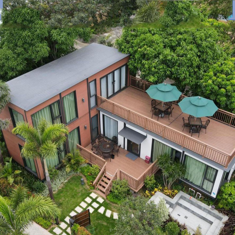 Heat Preservation Fiberglass Prefabricated House Prefabricated House Maker in China