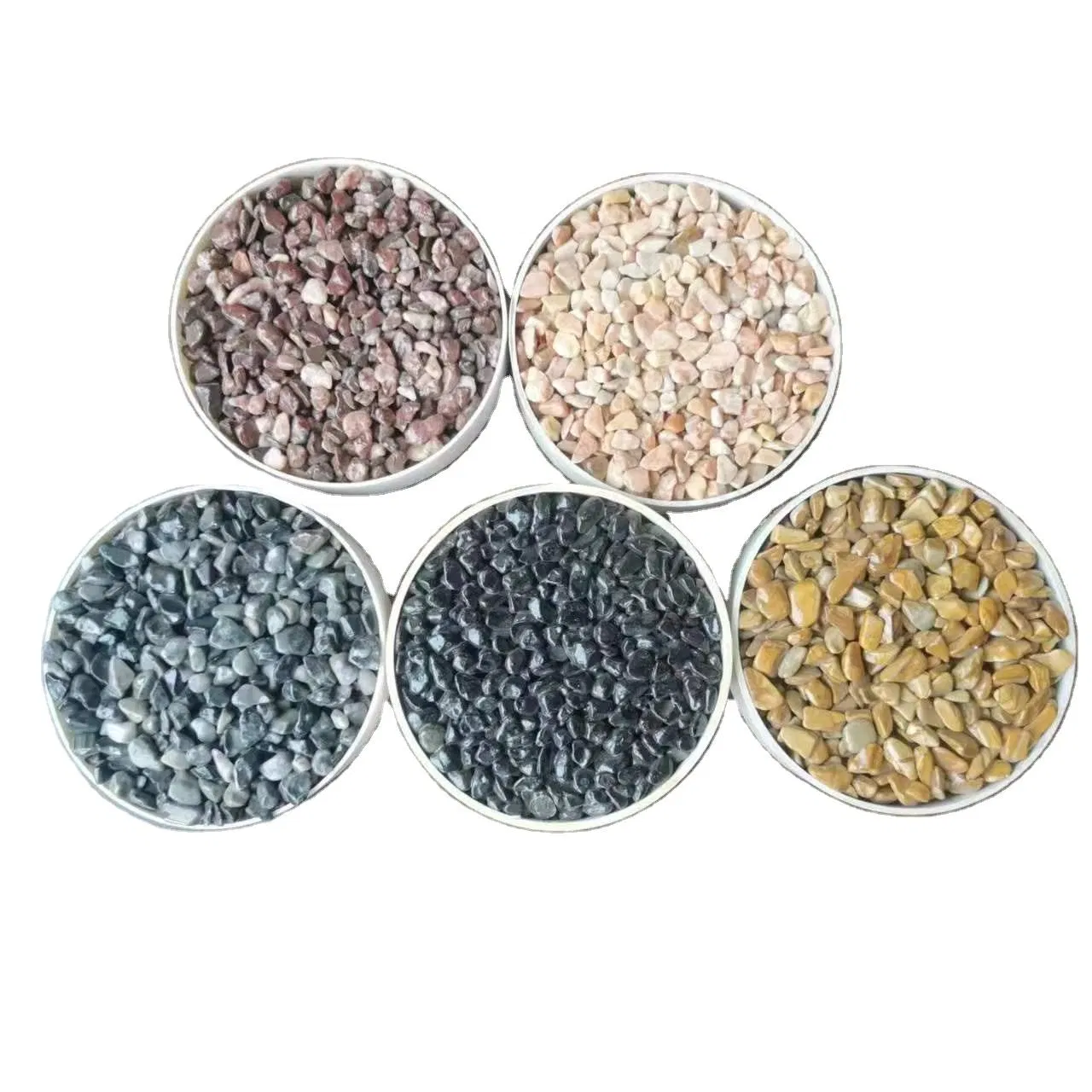 Natural Colorful Permeable Road Glued Stone for Outdoor Use