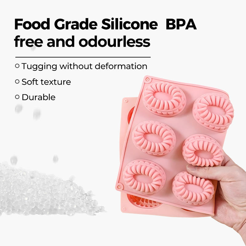 Wholesale 3D 12 Cavity Cake Tool Kitchen Utensils Silicone Mousse Cake Mold Baking Chocolate Candy Silicone Mold