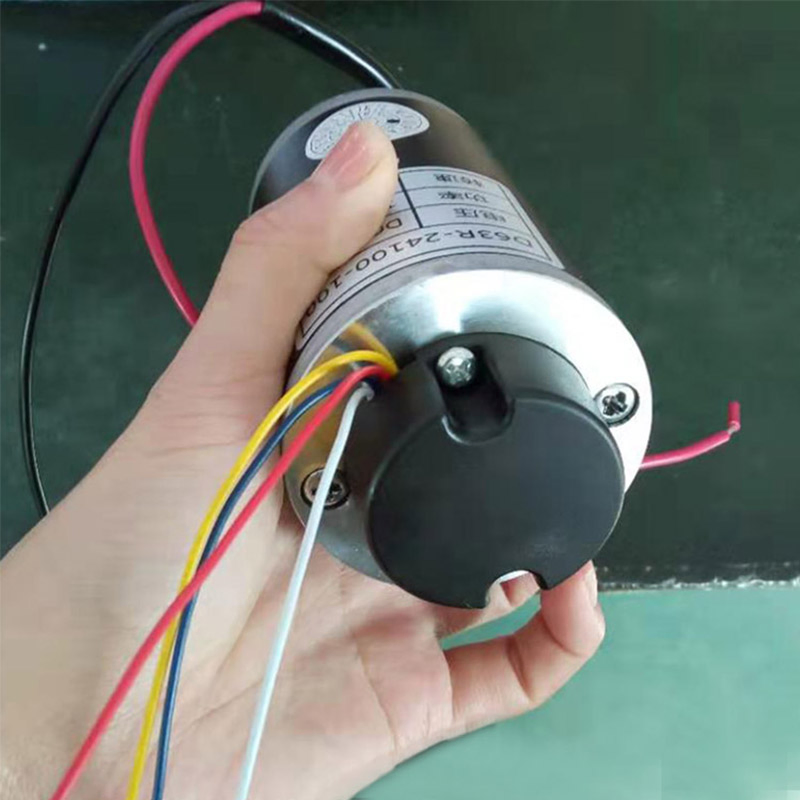 High Speed DC 24V 150 Rpm Reverse Worm Geared Motor for Fishing Equipment
