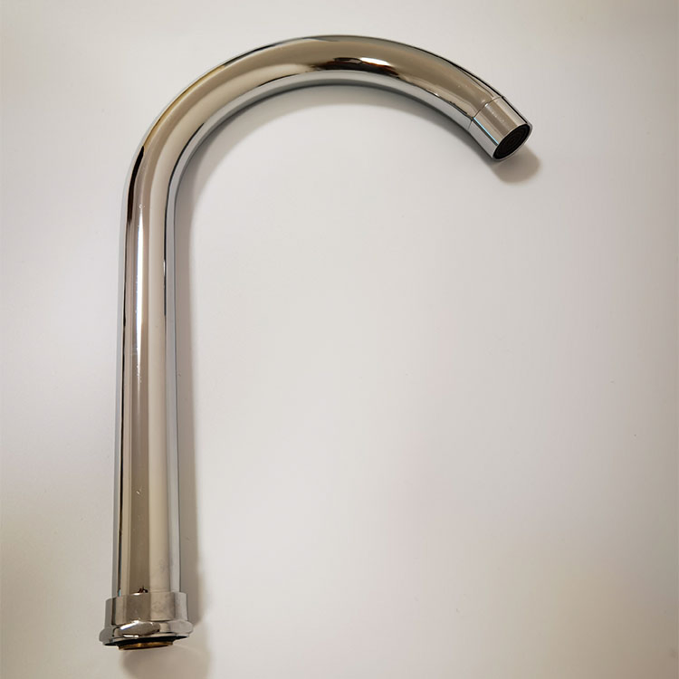 Хромированный излив для смесителя из нержавеющей стали