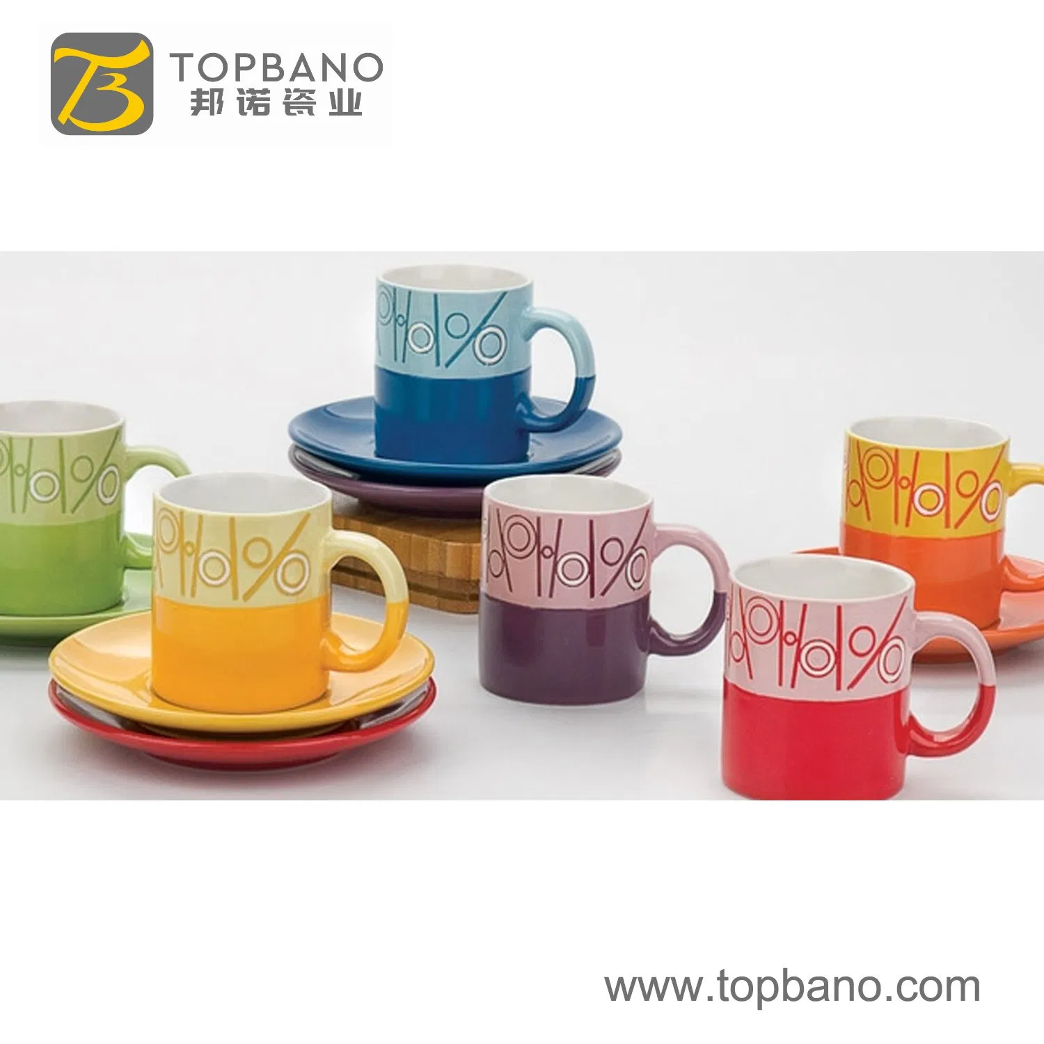 Hot Selling Customv Coaster Coffee and Tea Cup Mat Leather Cup Saucer