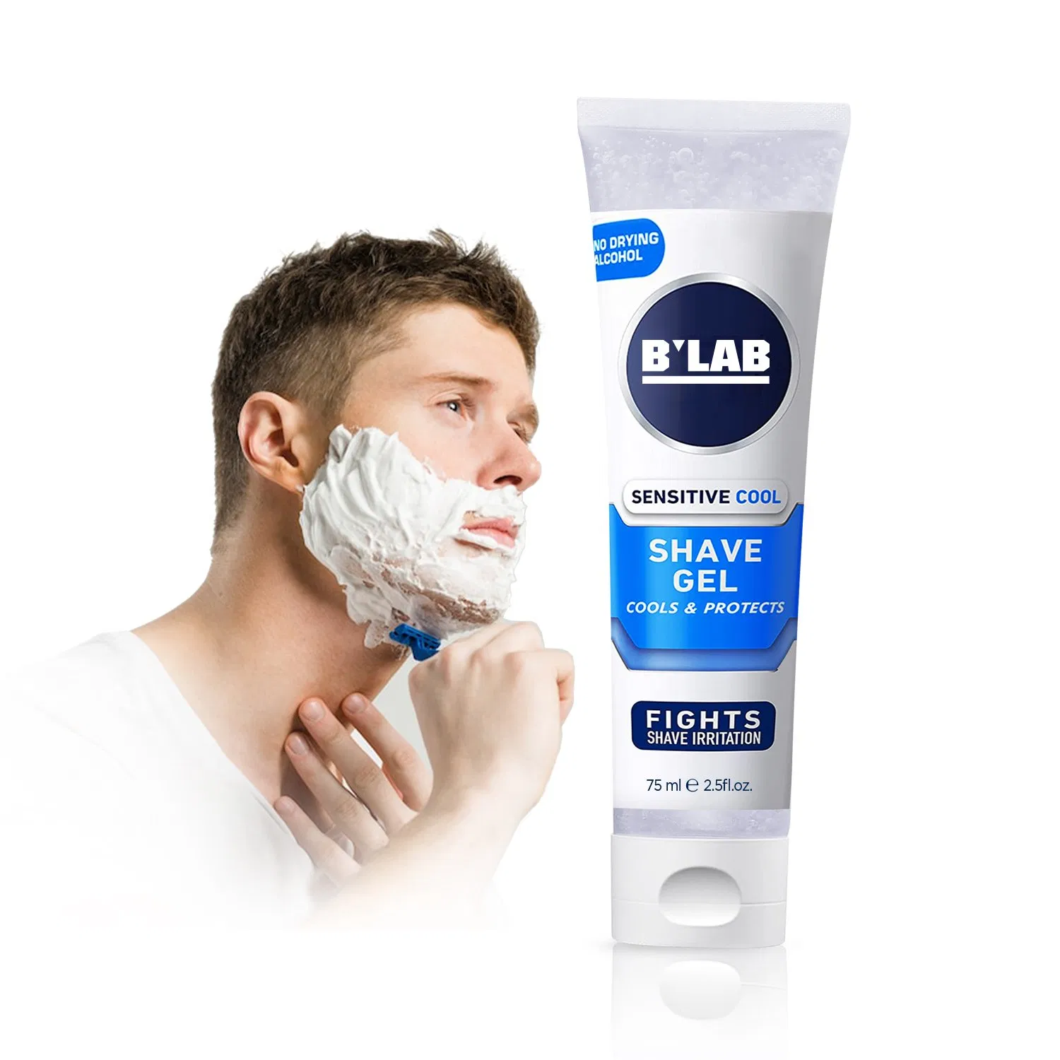 OEM/ODM Non-Irritating Shaving Gel for Men