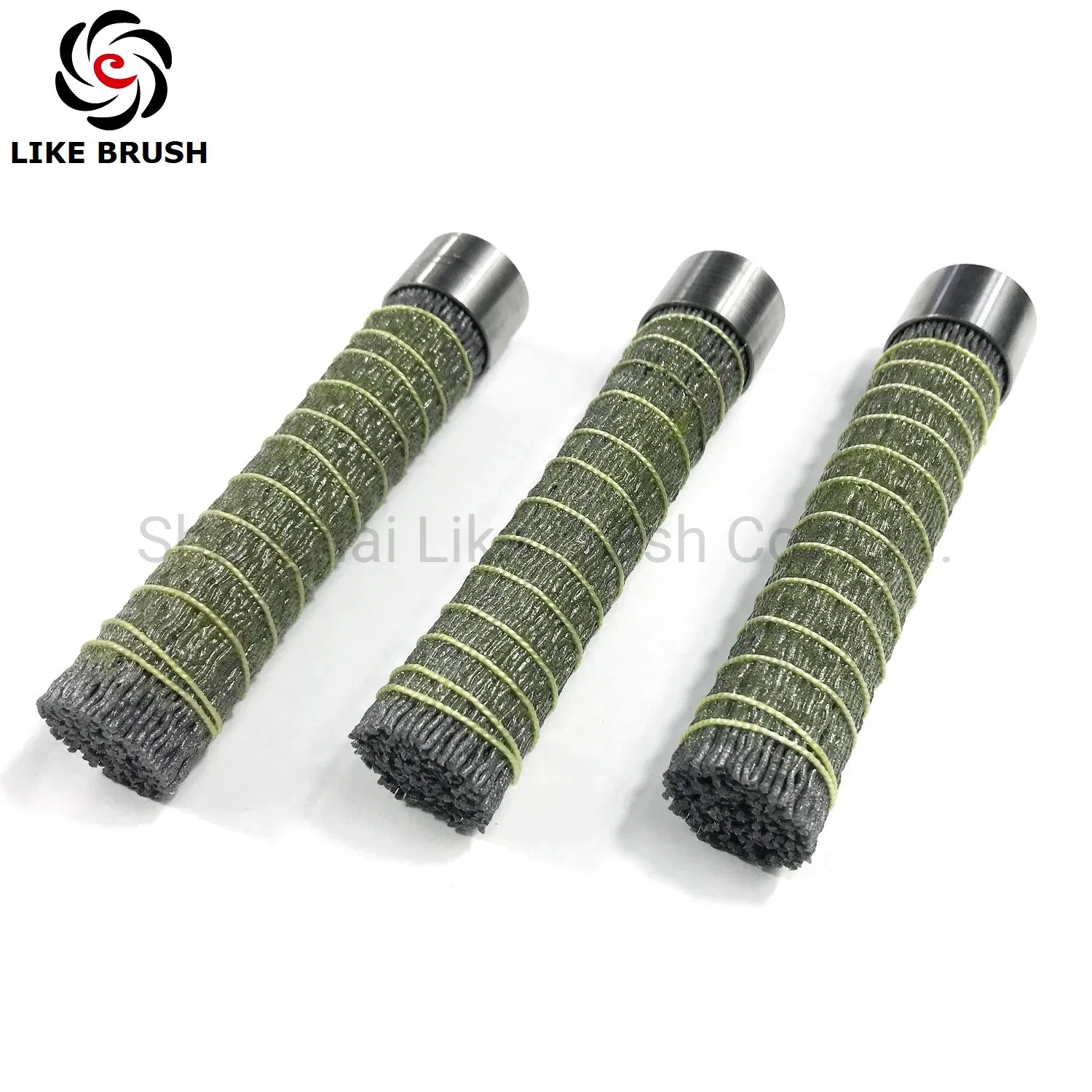 240 Grit Abrasive Wire Polishing End Brushes with Rope