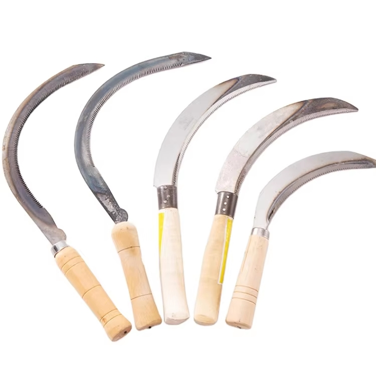 Factory Wholesale Farming Tools Grass Weeding Sickles Agricultural Harvesting Sickle
