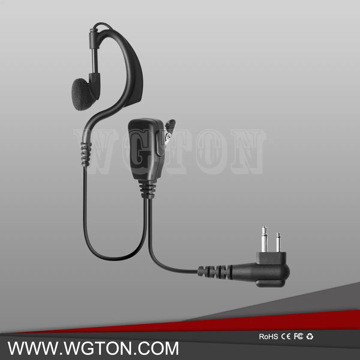 Гарнитура с мягким крючком для рации Icom