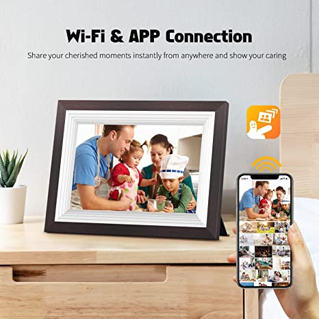 Цифровая фоторамка 10.1 дюймов WiFi с сенсорным экраном