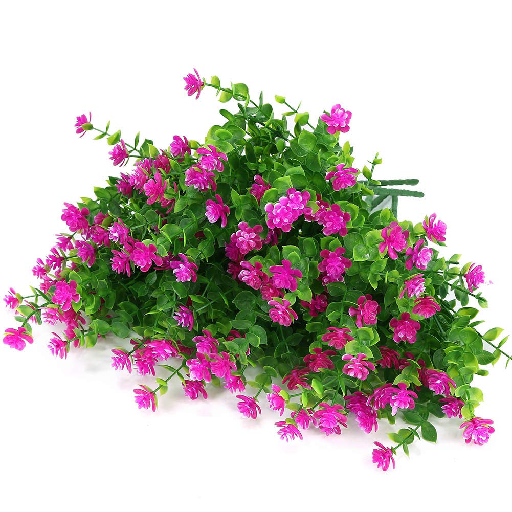 Кустарники искусственные пластиковые зеленые подвесные