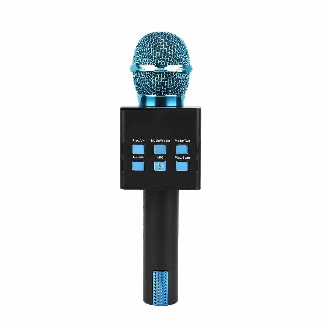 Bluetooth Wireless Karaoke Microphone with LED Lights Portable Handheld Microphone with Speaker Karaoke Player for Singing Home Party