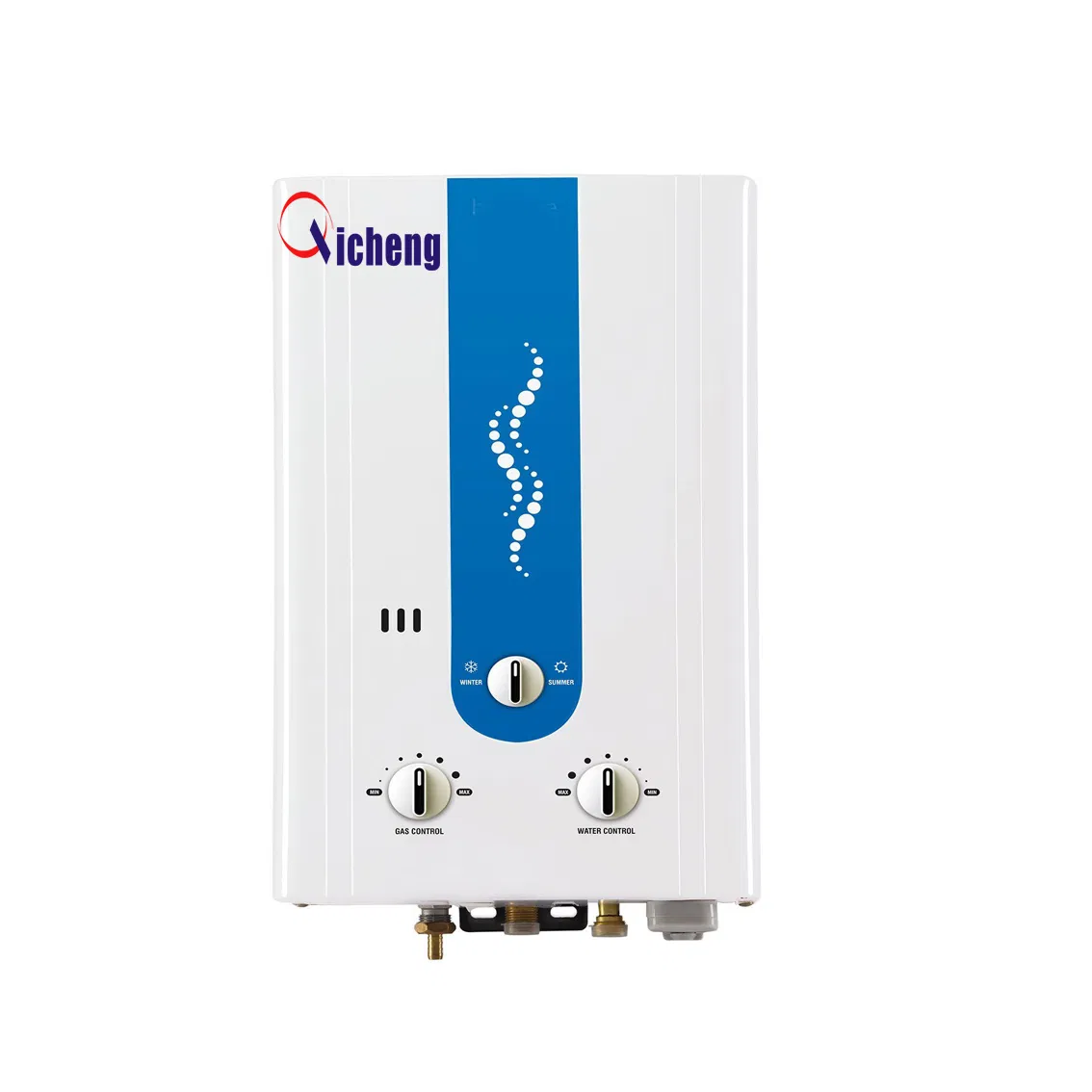White Panel Flue Type LPG Natural Gas Homeuse Water Heater