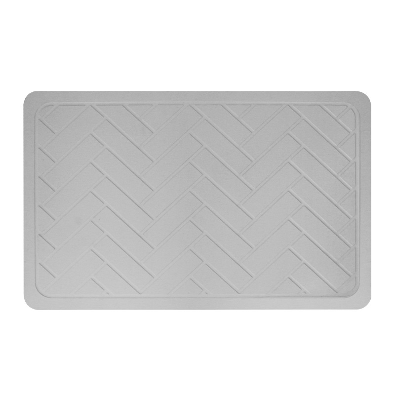 40*60cm Wholesale Natural Non-Slip Super Absorbent Quick Drying Diatomaceous Earth Shower Diatomite Stone Bath Mat
