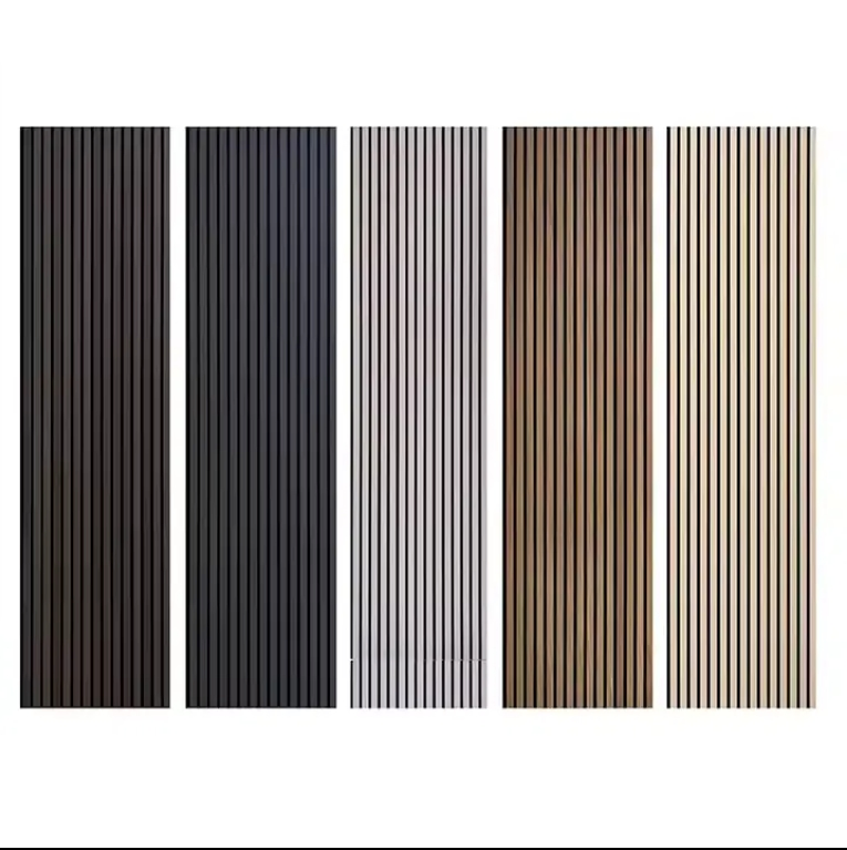 Xinmei Fireproof Wood Environmentally Friendly Sound Insulation Wall Wooden Polyester Board Slat Wall Panel