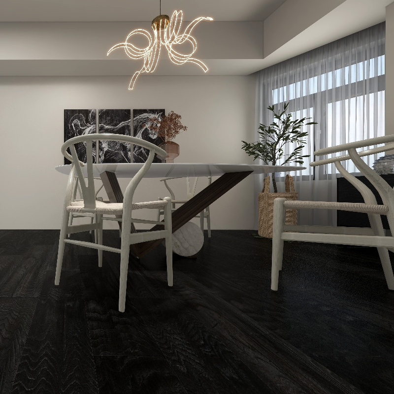 4mm-8mm Thickness Spc Flooring Vinyl Planks with Underlay Options