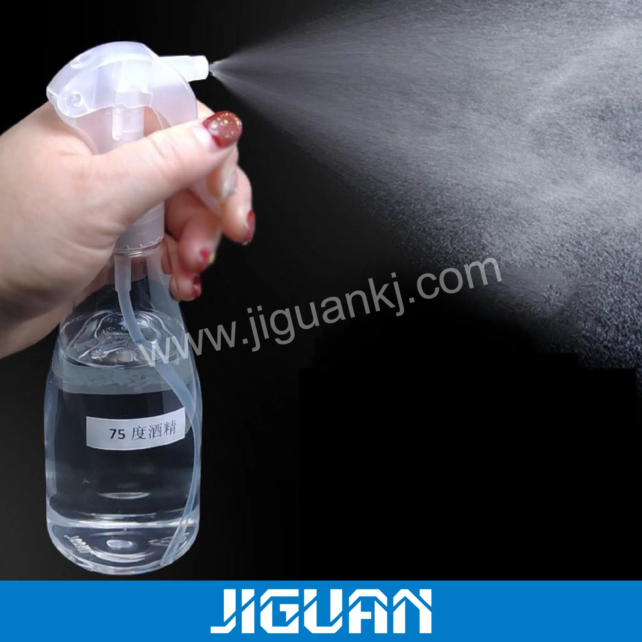 Alcohol Bottle Empty Fine Mist Pet 30ml 50ml 100ml 120ml 150ml 200ml 250ml 500ml White Clear Plastic Pet Spray Bottle for Hand Sanitize