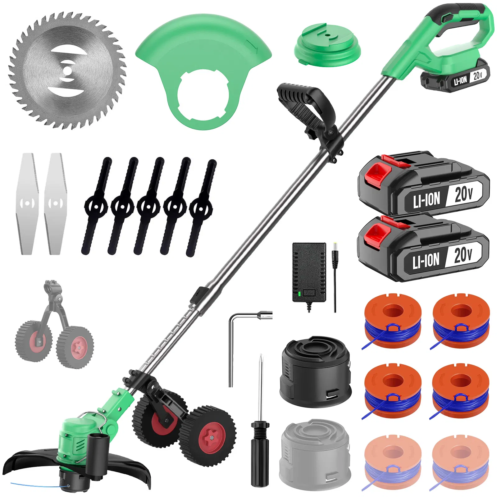 20V Cordless Grass Cutter, Electric Grass Trimmer for Garden, Support OEM/ODM