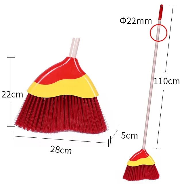 Щетка для пола с декором бабочка