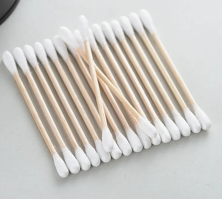 Stick Cotton Swabs OEM Manufacturer Wooden Cotton Bud