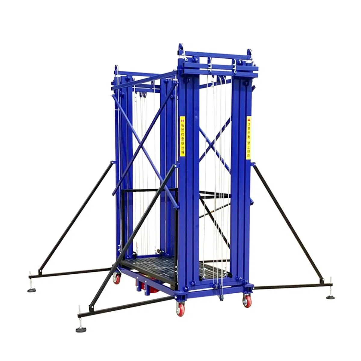 Electric Mobile Scaffolding Tower with Outriggers – Stable & Easy to Assemble