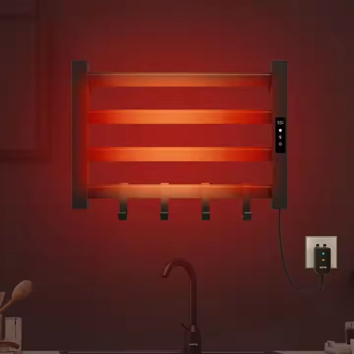 Stylish Electric Towel Warmer for Wall Mounting with Adjustable Temperature