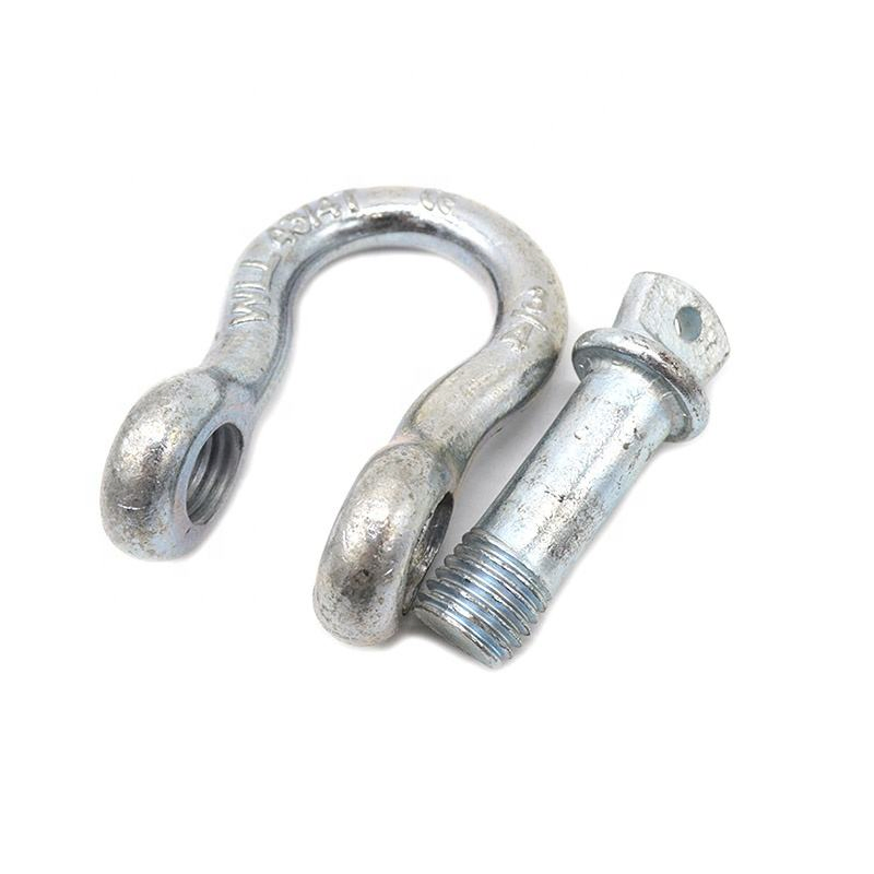 Shackle, High Quality Riggings Large D Type Galvanized BS3032 Large D Shackle M20 M28 16mm, ISO9001: CE