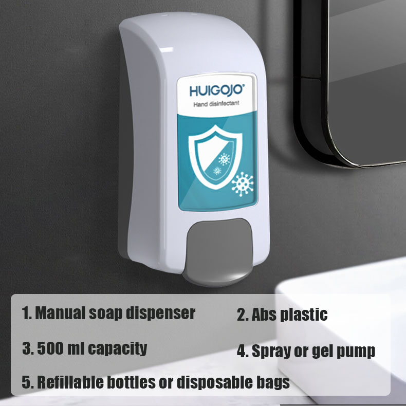 Настенный дозатор для жидкого мыла и пены Smarlean