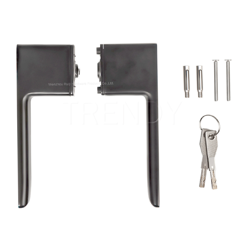 Electronic Smart Lock Handle Two Part Removable Piece Cover Door Lock Tt Tuya APP Fingerprint Door Handle (STS006)