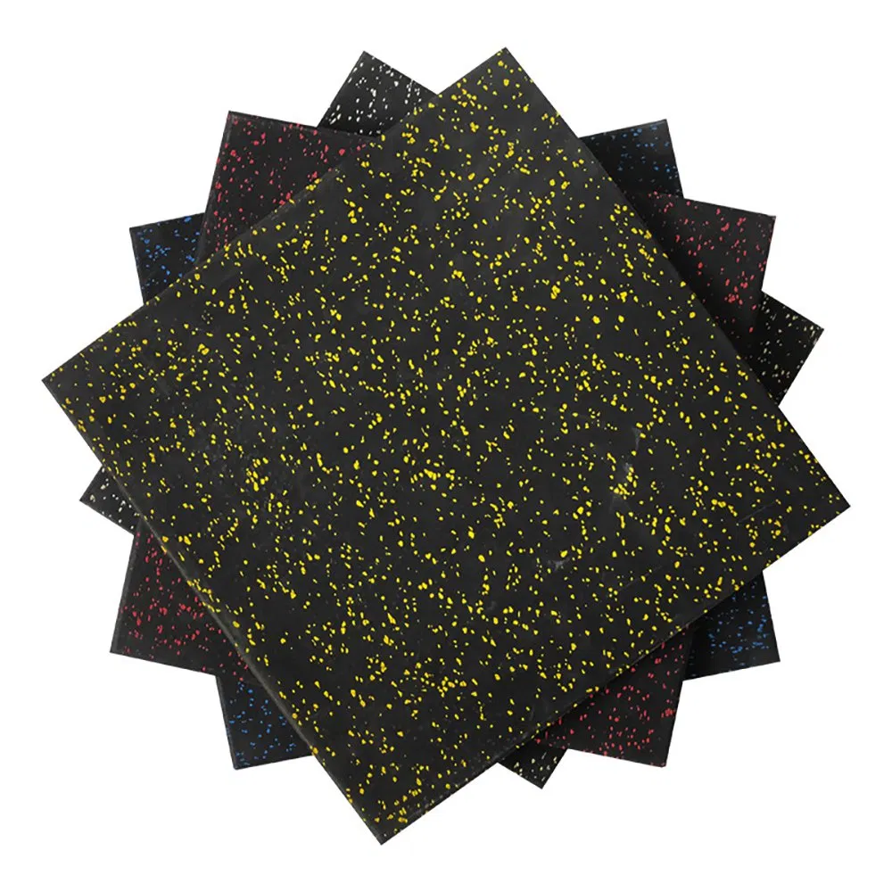 PVC Rubber Flooring Industrial Floor Heavy Duty Rubber Floor Mats for Car SUV Truck Hock Absorption Sport Gym 15mm Mat