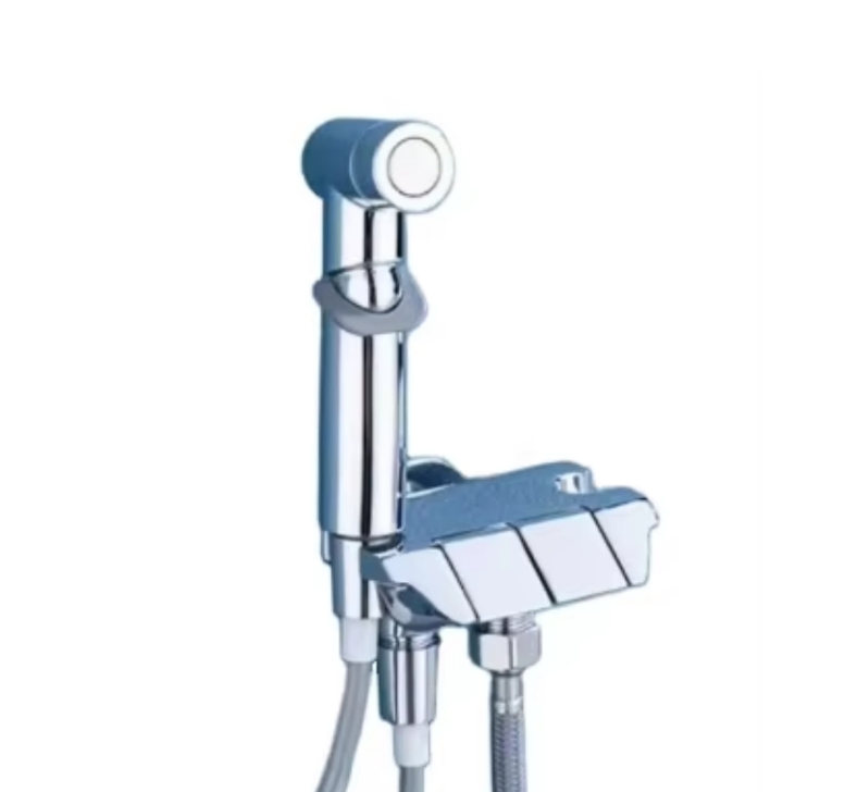 Wall Mounted and Handheld Shattaf Bidet Sprayer Modern Design Style Stainless Steel High Flush for Toilet ABS Brass Body