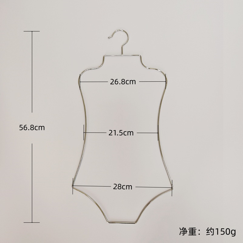 Beach Swimming Suits Hangers Metal Gold Display Flat Chest Swimsuit Trunks Hanger