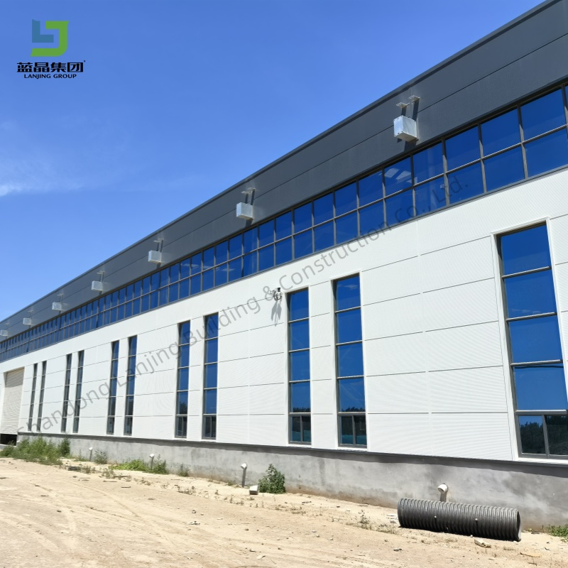 Light Steel Structure Industrial Prefab Multi Large Span Space Building Storage Warehouse Metal Warehouse Workshop Storage Shed Chicken House Crane Price Garage