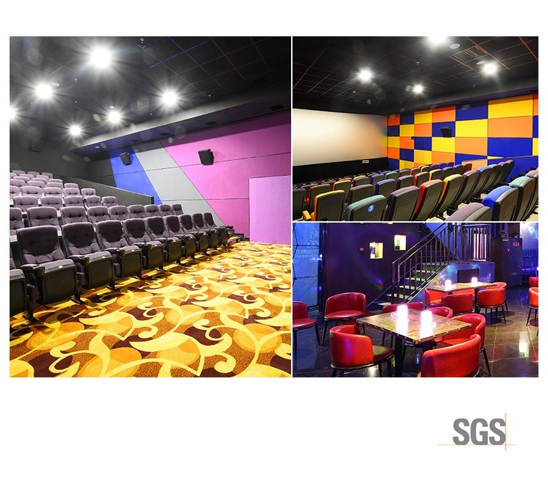 12mm Water Proof Polyester Fiber Decorative Sound Proof Panel for Cinema