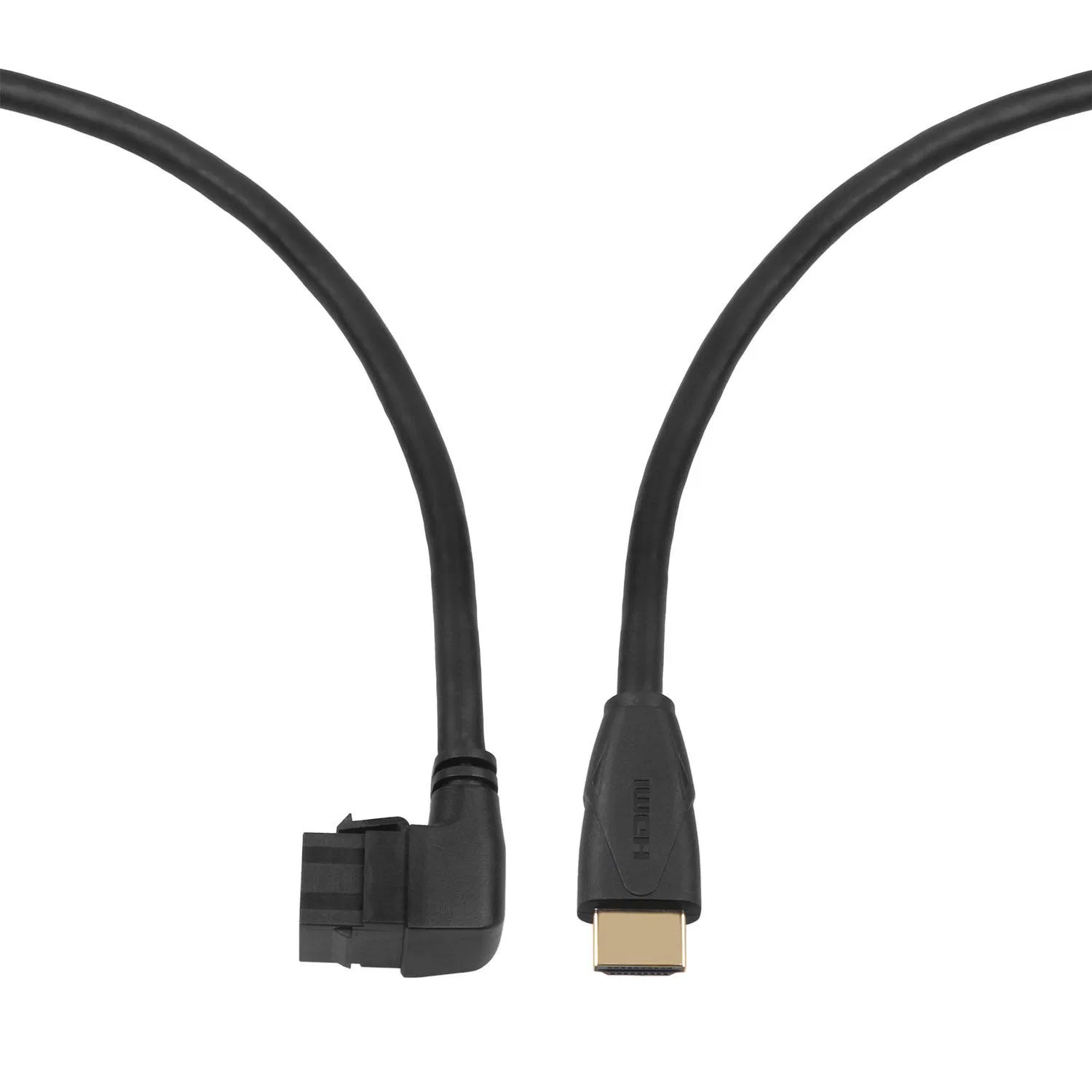 Customized HDMI Female to HDMI Male Keystone Style HDMI Adaptor Cable