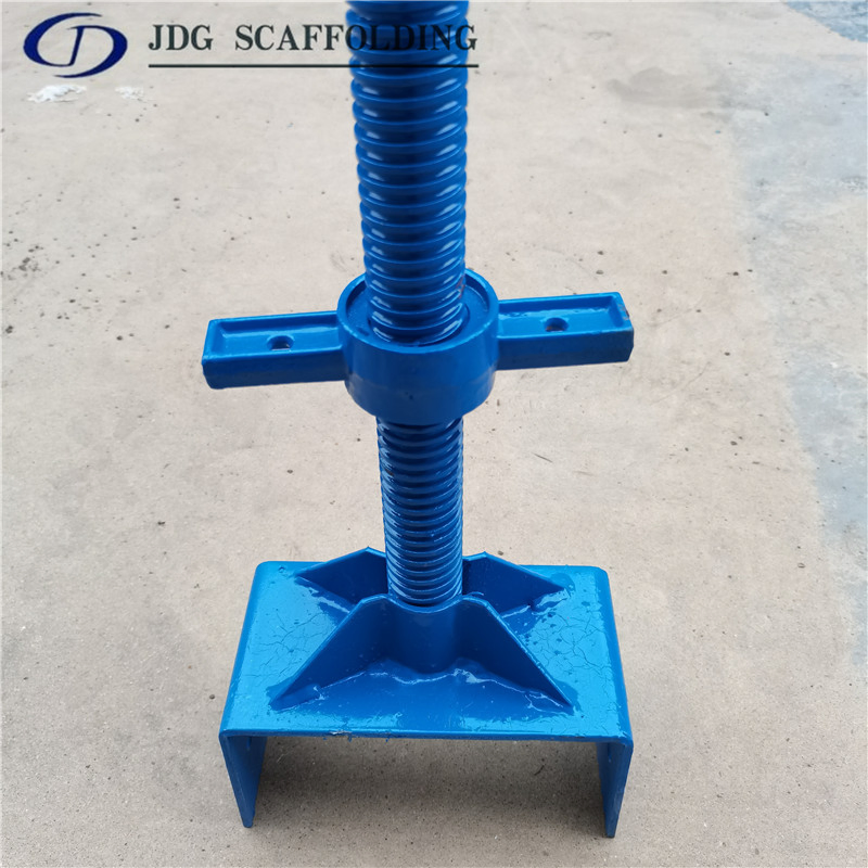 Frame /Ringlock Scaffolding Adjustable Hollow Solid Screw Jack Base/ U Head/ Base Jack and Fork Head Jack Leveling Jack