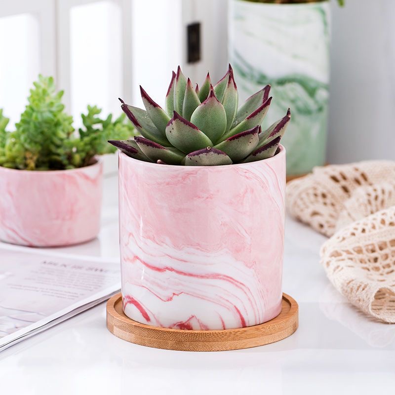 Горшок керамический для цветов Сочный