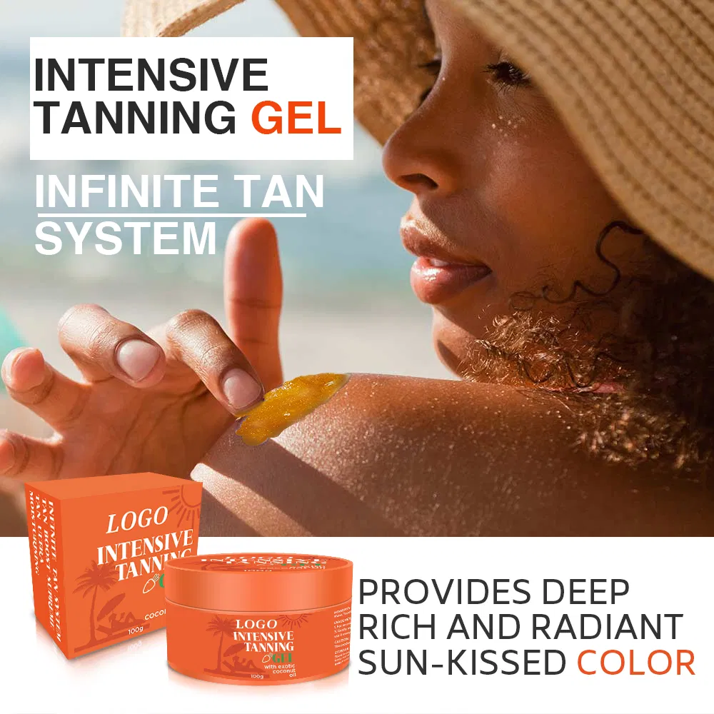 Beauty Cosmetics Skin Care Extreme Brown Dark Sunbed Coconut Tanning Gel