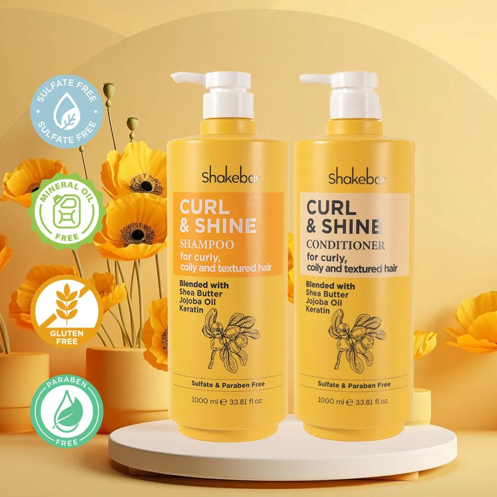 Natural Organic Shea Butter Jojoba Oil Keratin Best Shampoo for Curly Hair