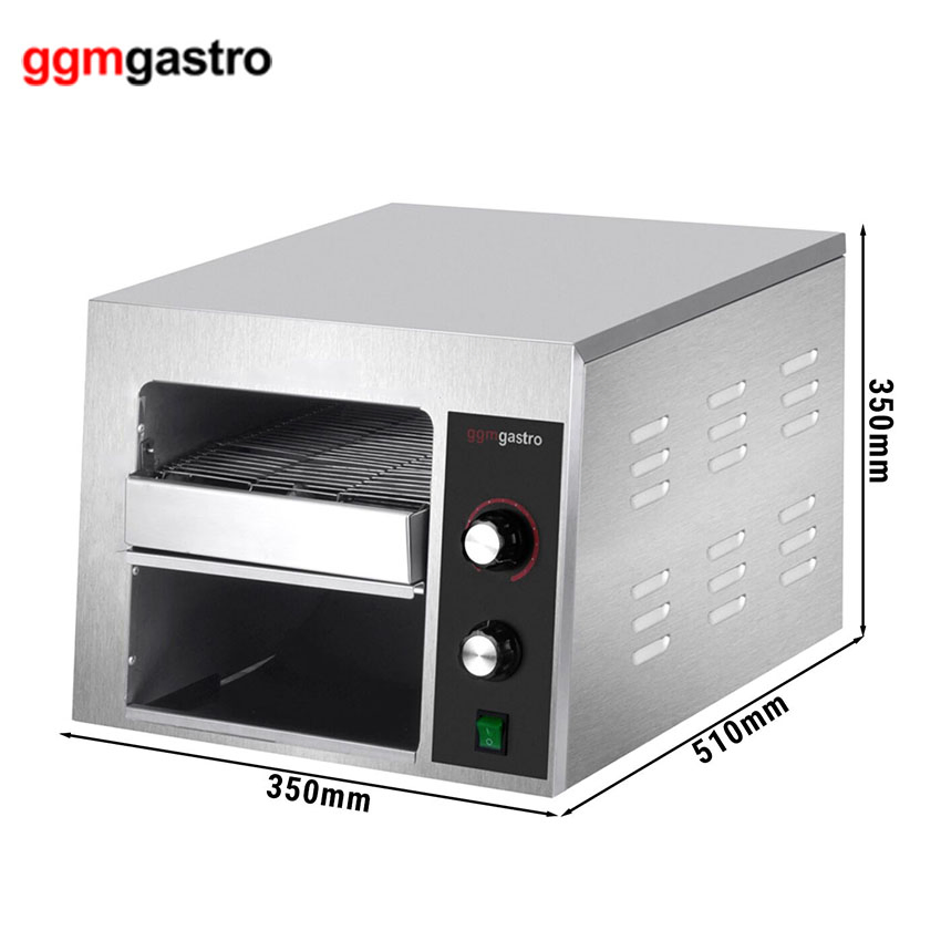 Conveyor Toaster Restaurant Kitchen Commercial Electric Bread Bun Belt Conveyor Toaster Tj535