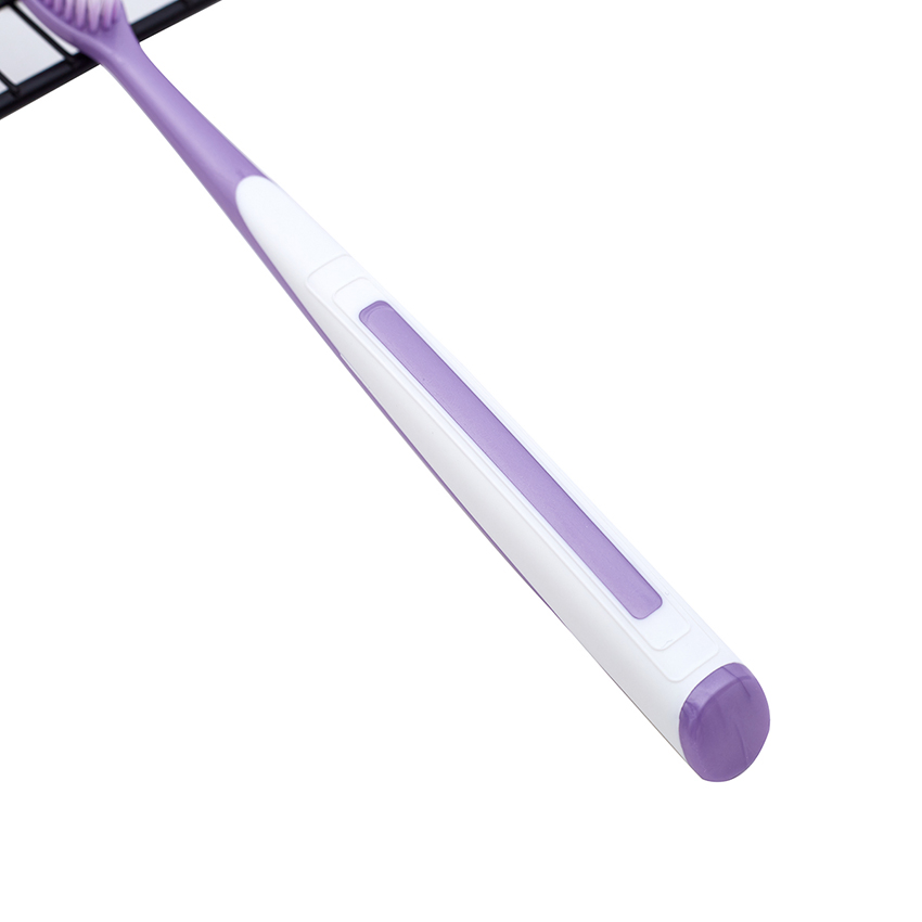 Custom New Design Deep Cleaning Very Soft Bristles Big Head Plastic Manual Home Adult Toothbrush
