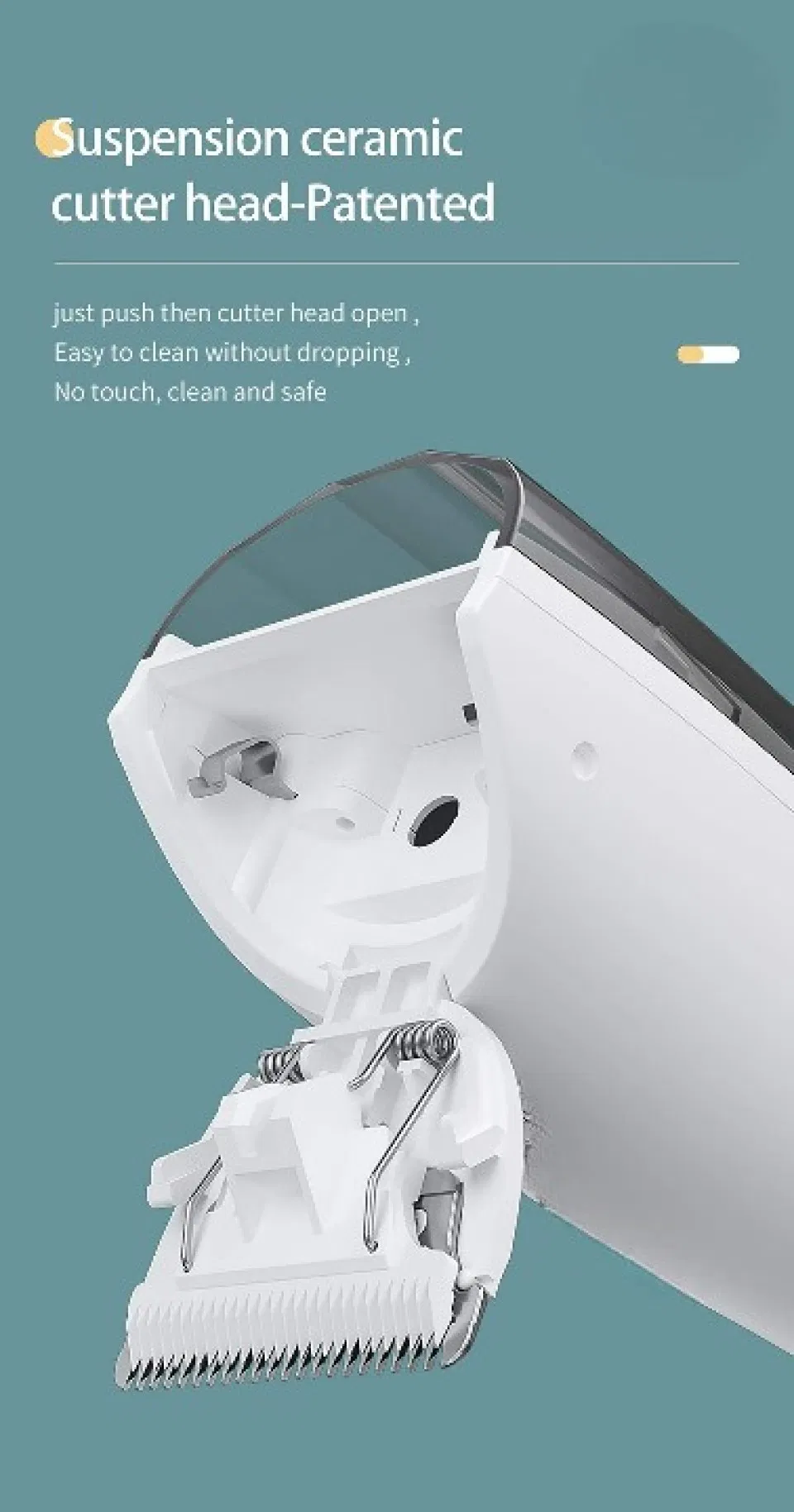 High Quality Baby Care Waterproof Hair Trimmer Vacuum Ultra Quiet Hair Clipper