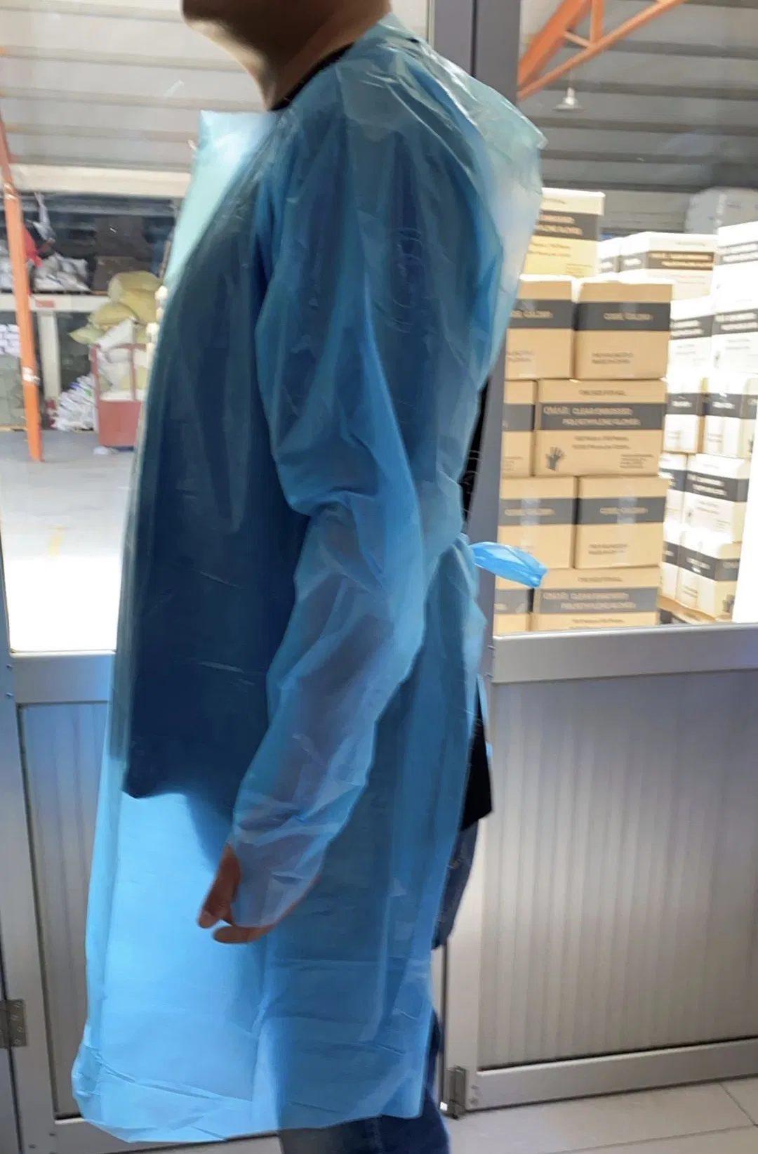 Custom Sleeve Frenum Color Oversized Disposable Medical Household Kitchen Use Waterproof Tear-Resistant Safe Food Translucent Transparent Opaque Plastic Apron