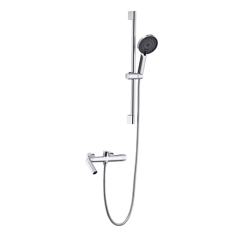 Латунный смеситель для душа с хромированным покрытием