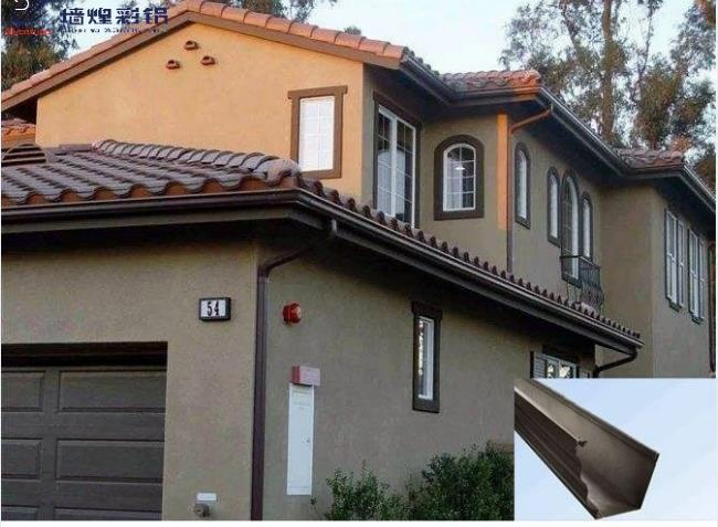 Ral Color Prepainted Aluminum Sheet Coil Used for Guttes/Downpipe