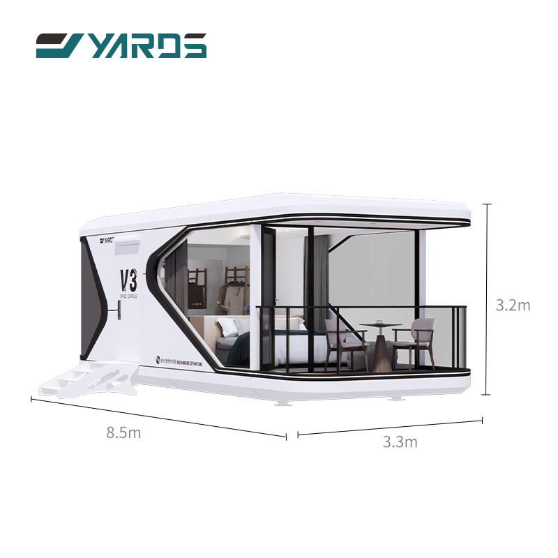 Factory Price Intelligent Luxury Vacation Campsite Windproof Insulation Glamping Outdoor Tiny House