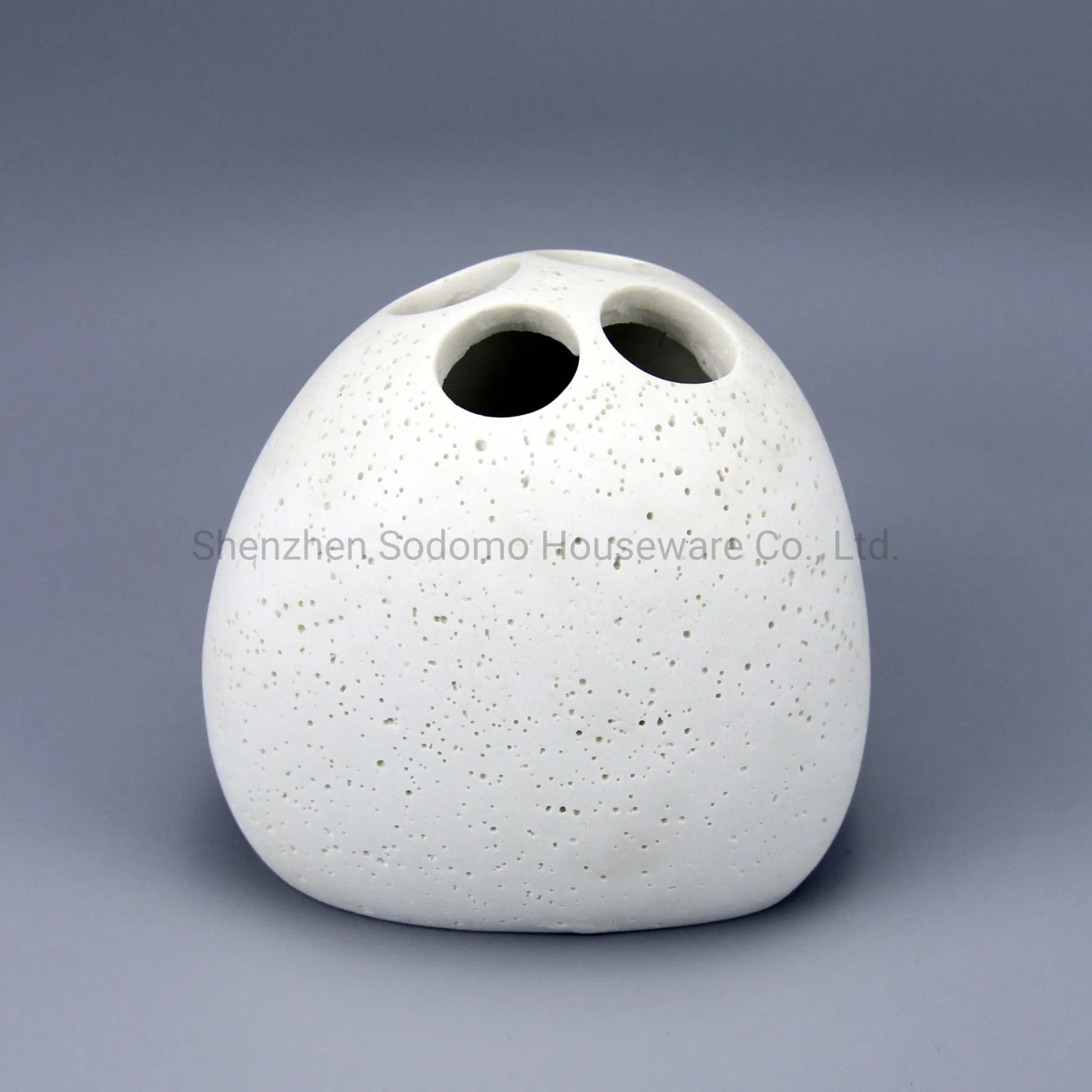 Best Quality Custom Design Polyresin Toothbrush Holder (BP2442-WP)