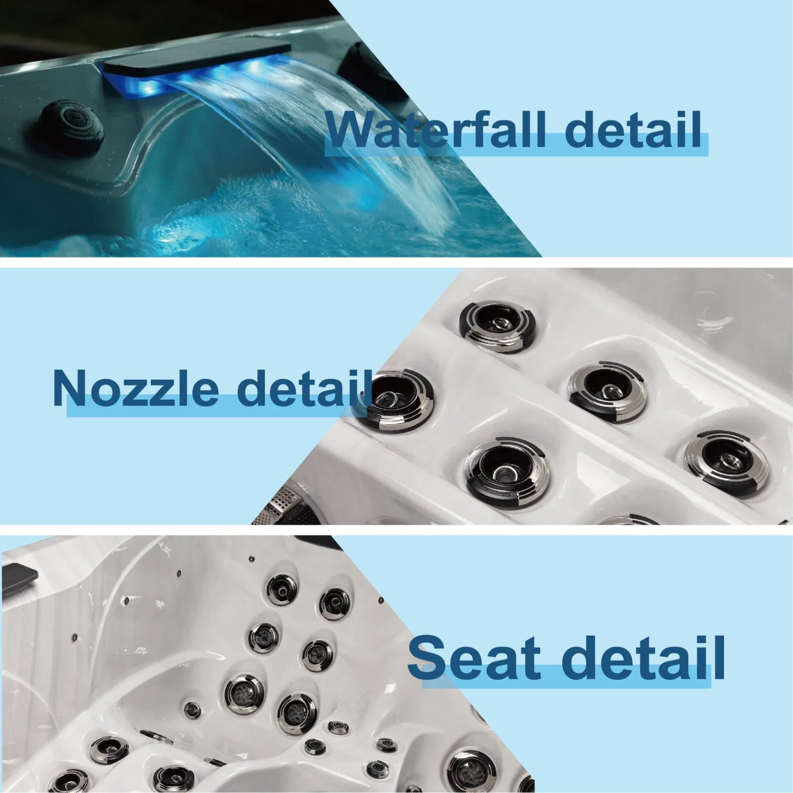 Премиальный уличный спа-бассейн на 4 персоны